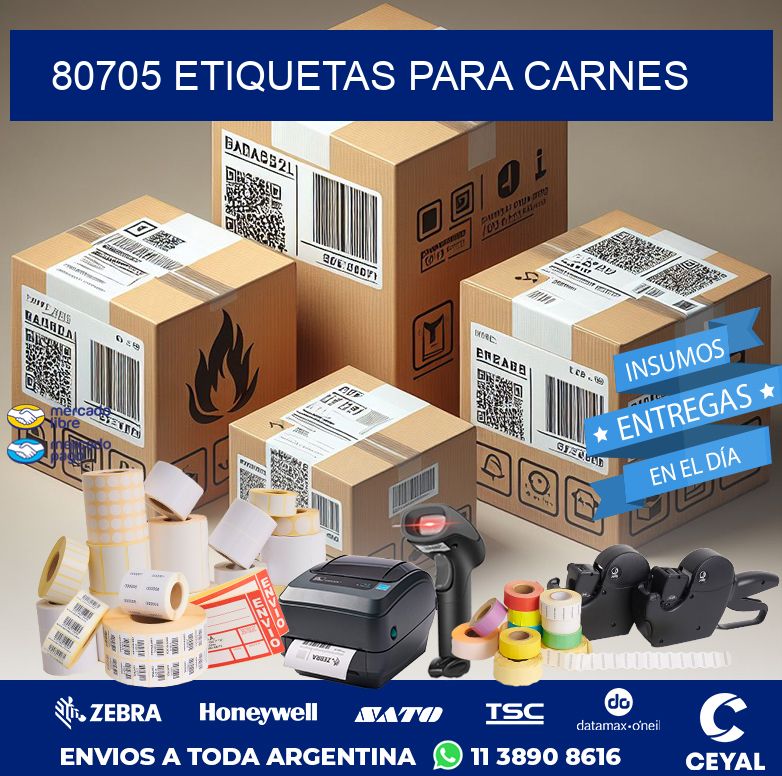 80705 ETIQUETAS PARA CARNES