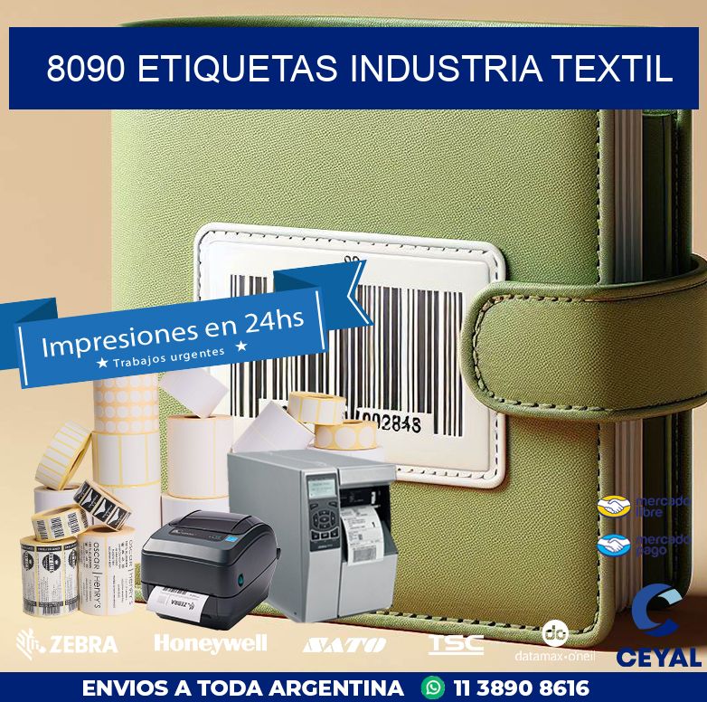 8090 ETIQUETAS INDUSTRIA TEXTIL