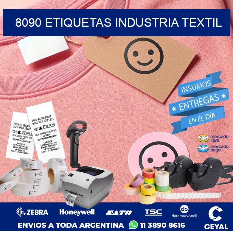 8090 ETIQUETAS INDUSTRIA TEXTIL