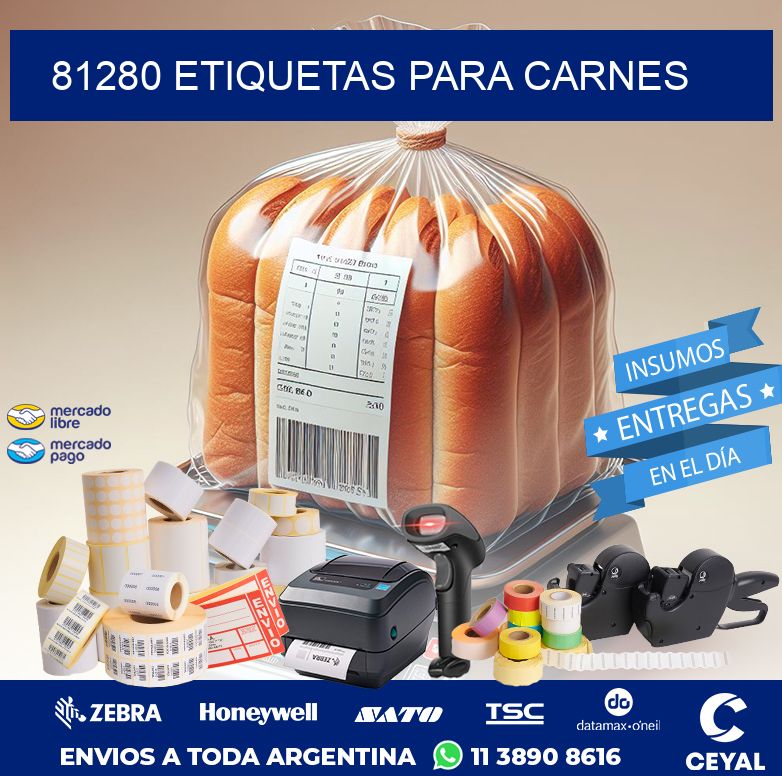 81280 ETIQUETAS PARA CARNES