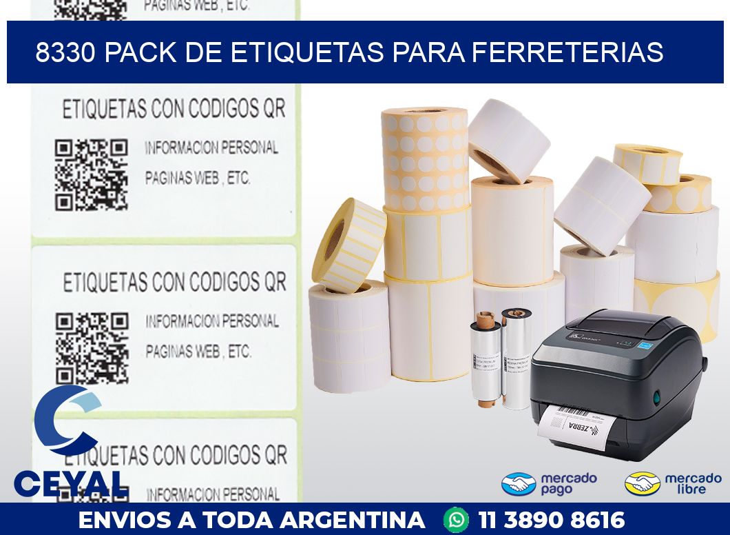 8330 PACK DE ETIQUETAS PARA FERRETERIAS