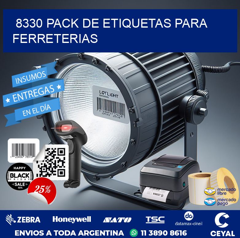 8330 PACK DE ETIQUETAS PARA FERRETERIAS