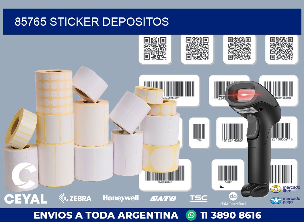 85765 STICKER DEPOSITOS