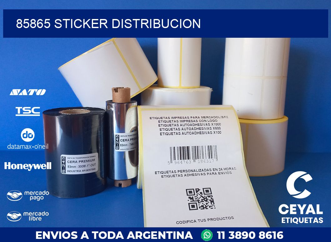 85865 STICKER DISTRIBUCION