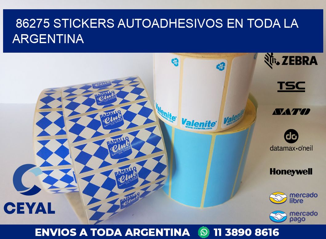 86275 STICKERS AUTOADHESIVOS EN TODA LA ARGENTINA