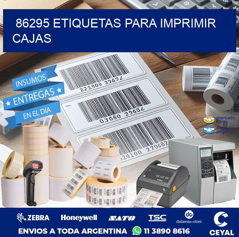 86295 ETIQUETAS PARA IMPRIMIR CAJAS