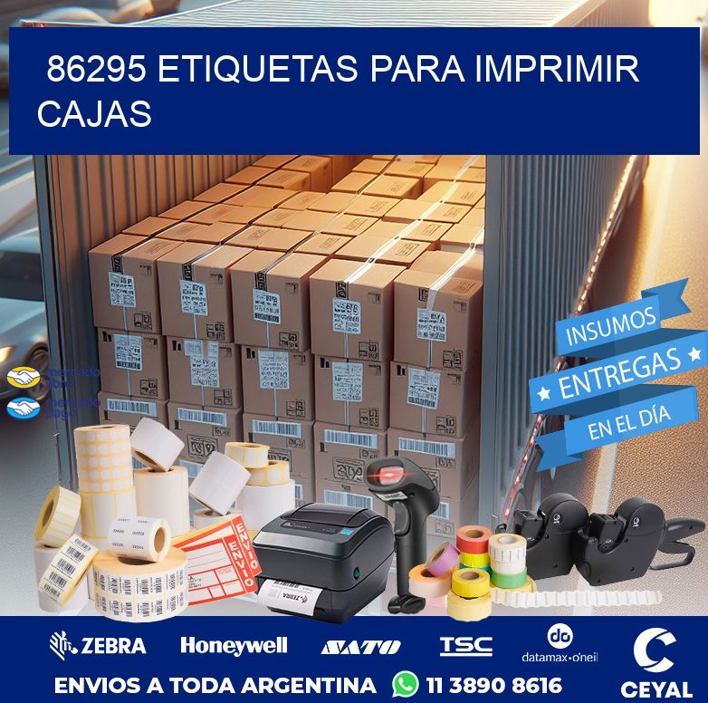 86295 ETIQUETAS PARA IMPRIMIR CAJAS