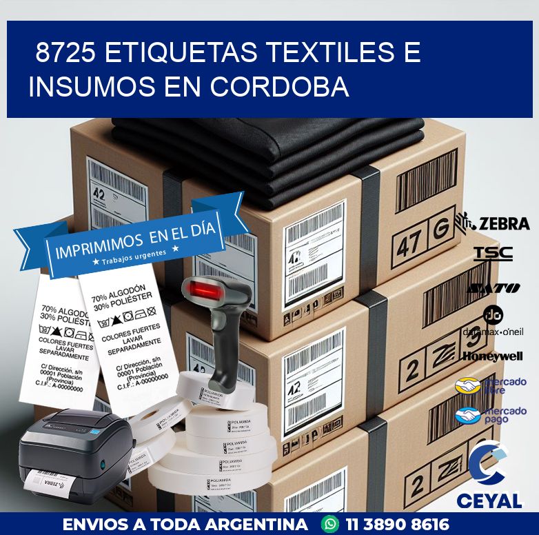 8725 ETIQUETAS TEXTILES E INSUMOS EN CORDOBA
