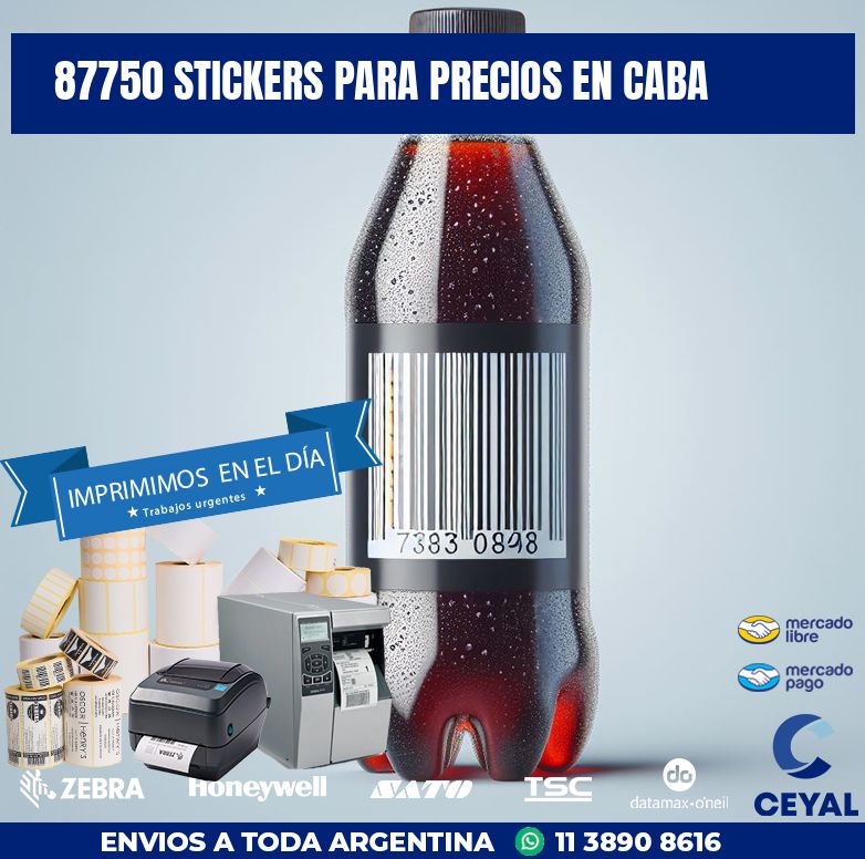 87750 STICKERS PARA PRECIOS EN CABA