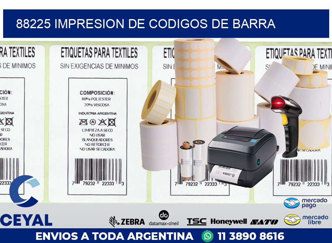 88225 IMPRESION DE CODIGOS DE BARRA