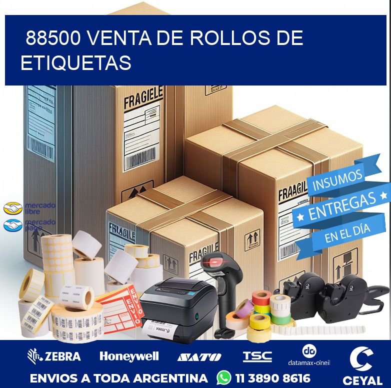 88500 VENTA DE ROLLOS DE ETIQUETAS