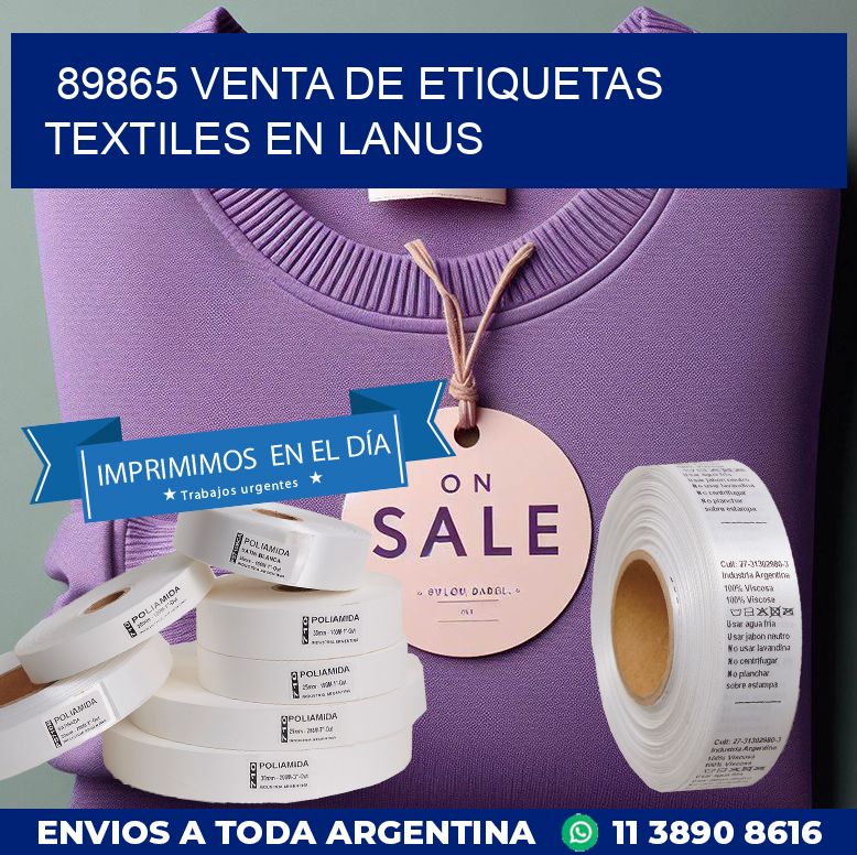 89865 VENTA DE ETIQUETAS TEXTILES EN LANUS