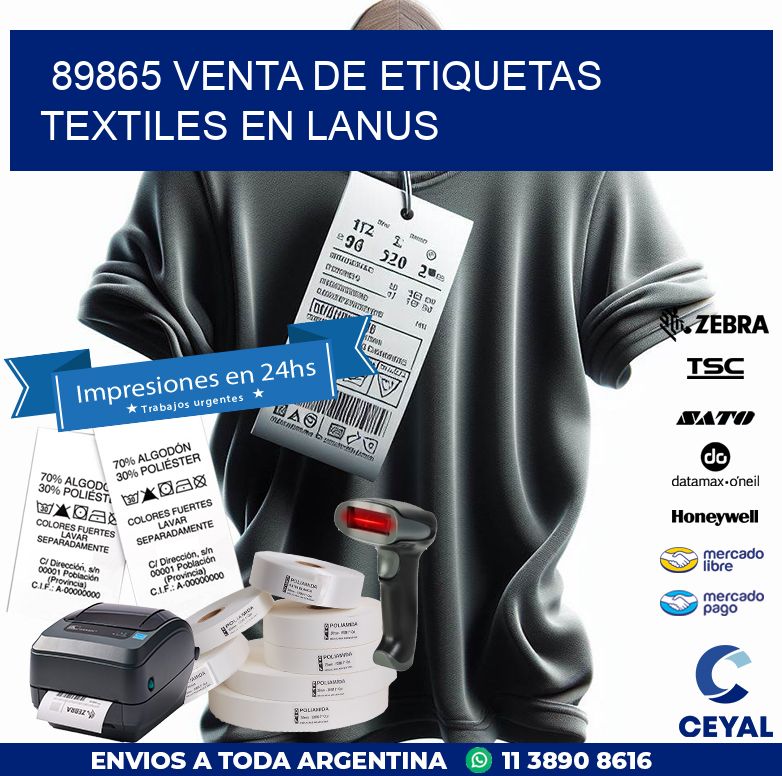 89865 VENTA DE ETIQUETAS TEXTILES EN LANUS