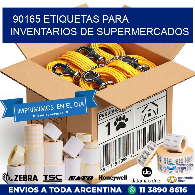 90165 ETIQUETAS PARA INVENTARIOS DE SUPERMERCADOS
