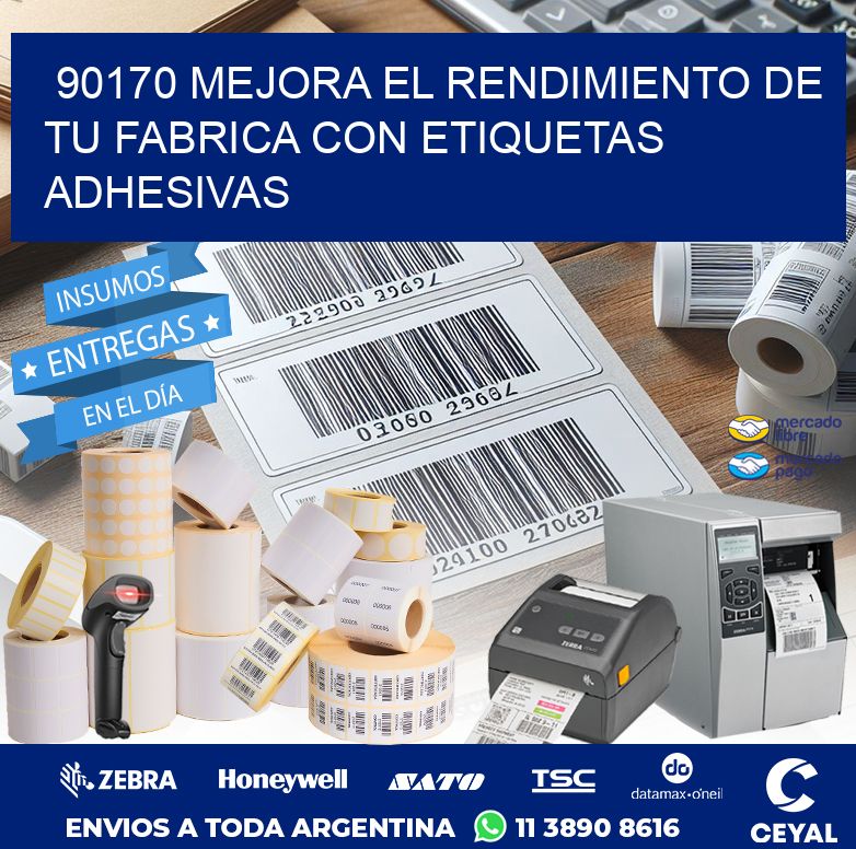 90170 MEJORA EL RENDIMIENTO DE TU FABRICA CON ETIQUETAS ADHESIVAS