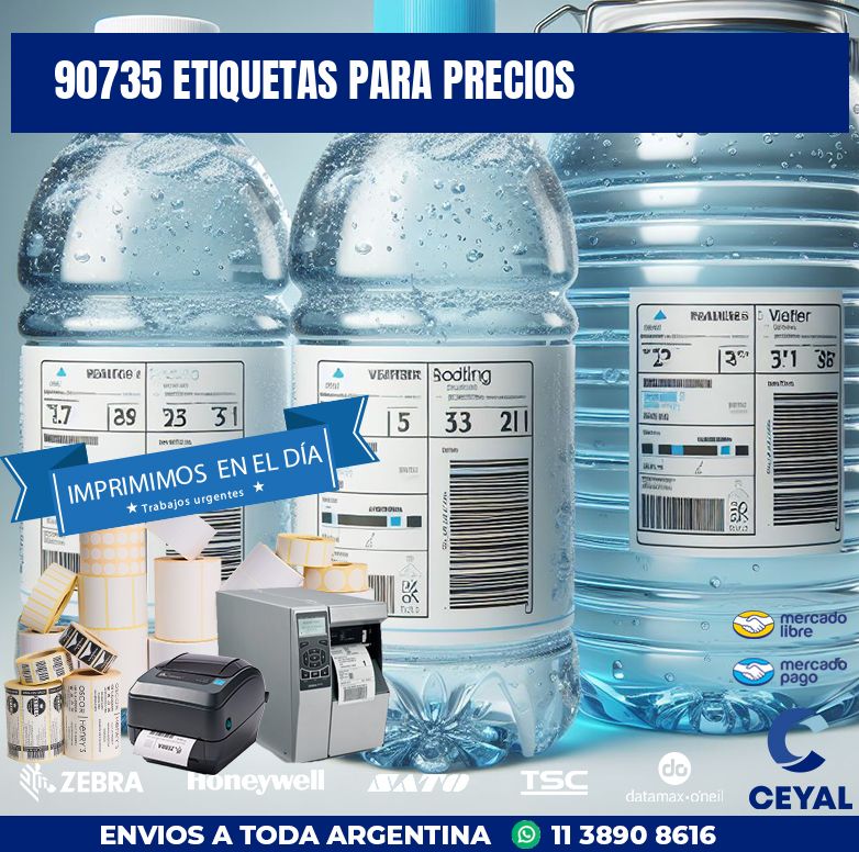 90735 ETIQUETAS PARA PRECIOS