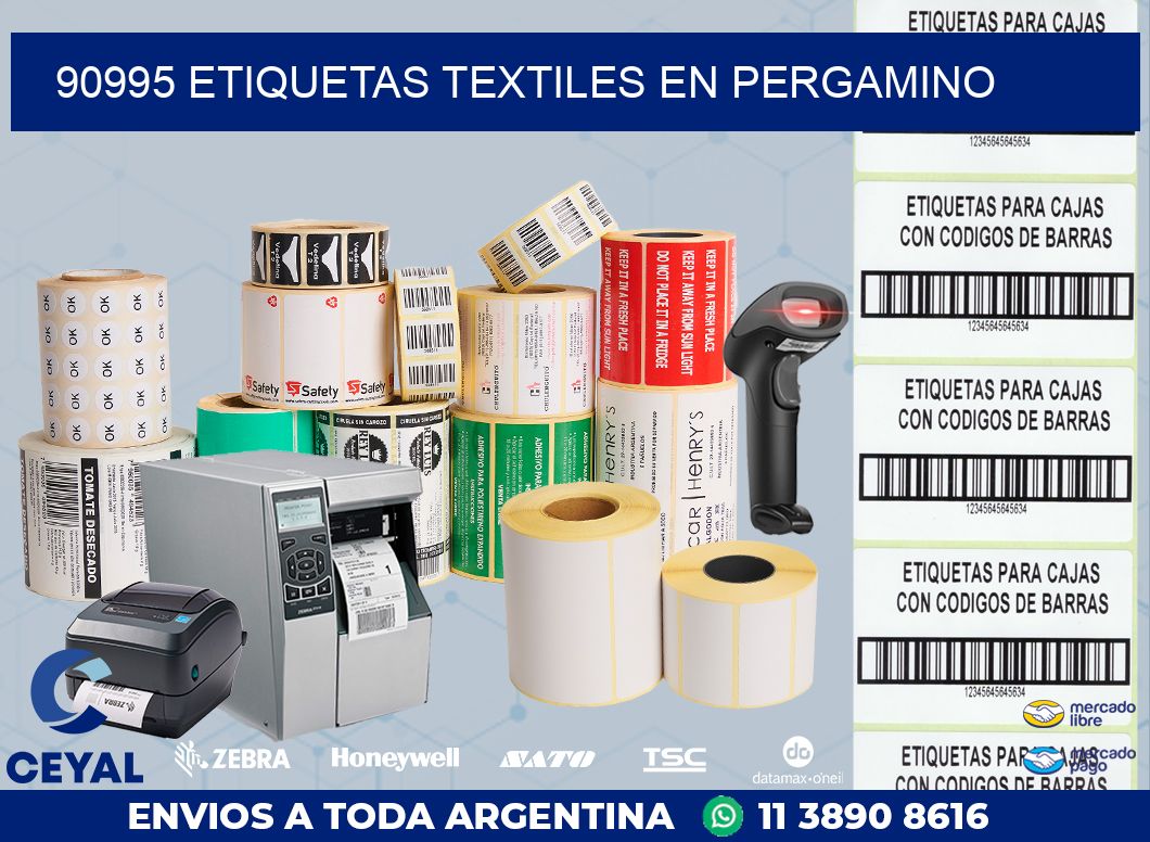 90995 ETIQUETAS TEXTILES EN PERGAMINO