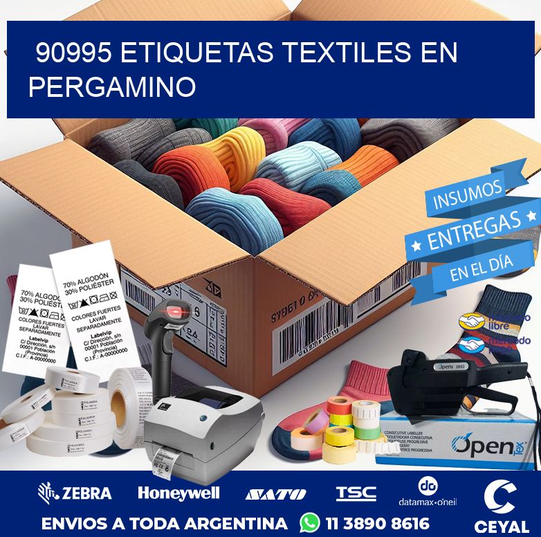90995 ETIQUETAS TEXTILES EN PERGAMINO