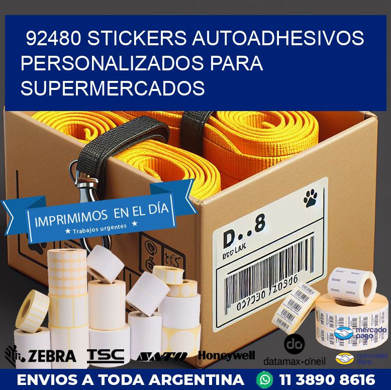 92480 STICKERS AUTOADHESIVOS PERSONALIZADOS PARA SUPERMERCADOS