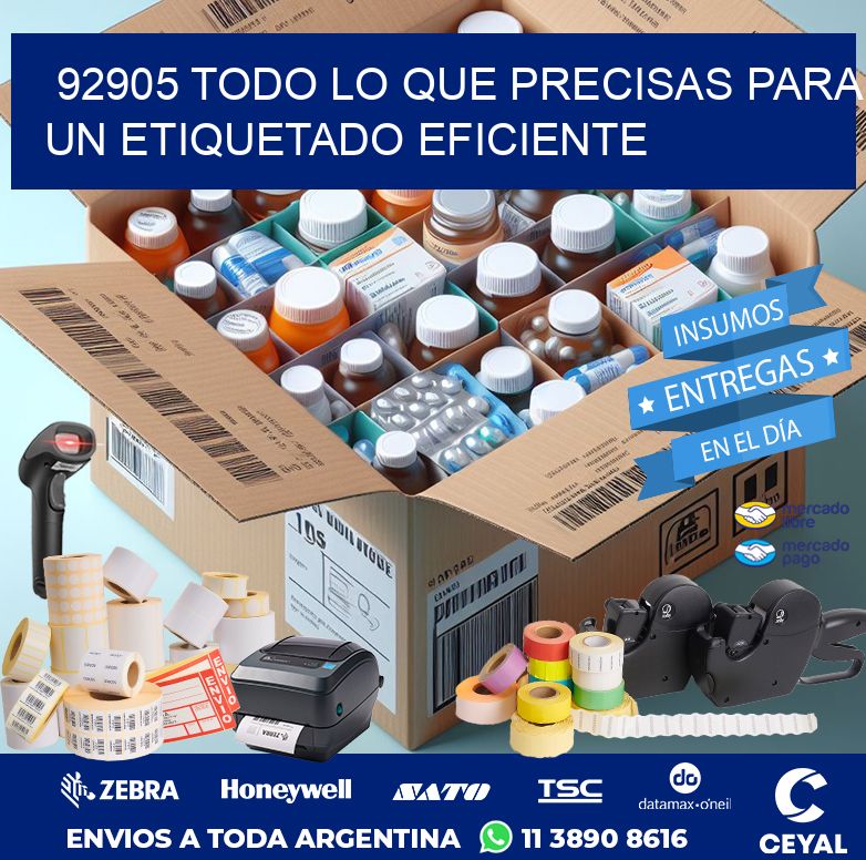 92905 TODO LO QUE PRECISAS PARA UN ETIQUETADO EFICIENTE