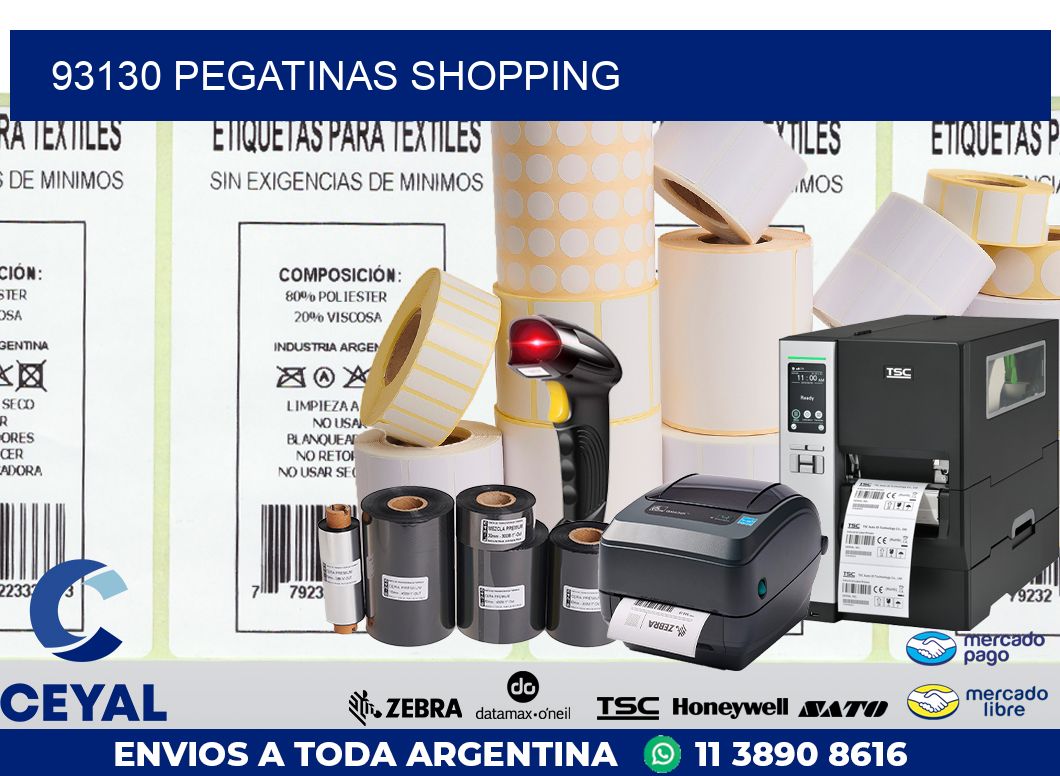 93130 PEGATINAS SHOPPING