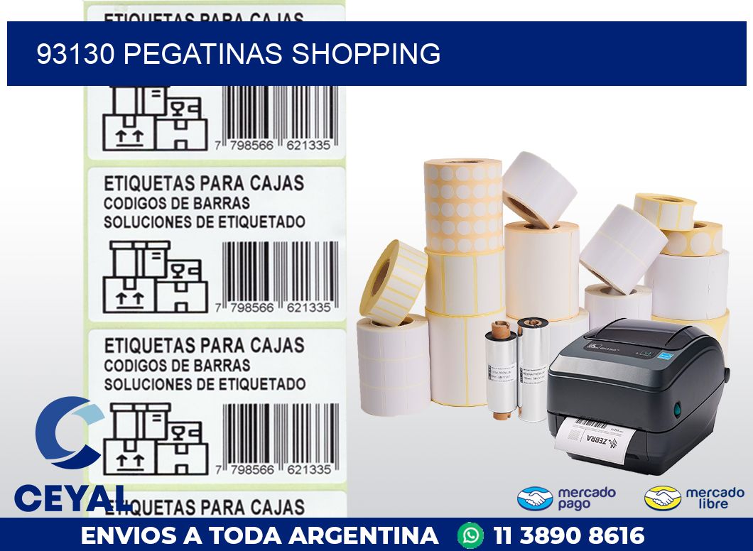 93130 PEGATINAS SHOPPING