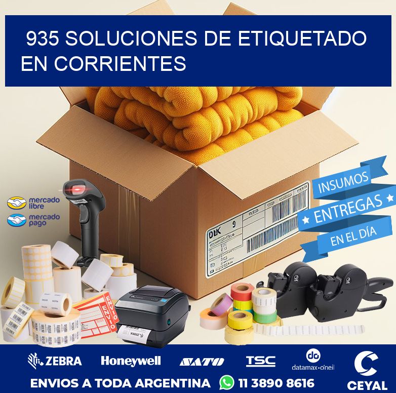 935 SOLUCIONES DE ETIQUETADO EN CORRIENTES
