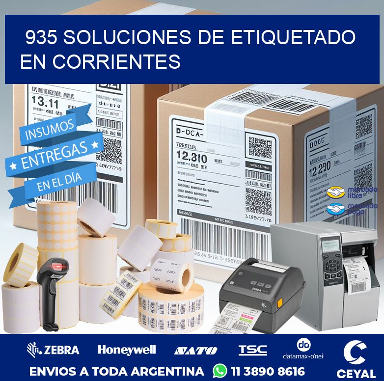 935 SOLUCIONES DE ETIQUETADO EN CORRIENTES