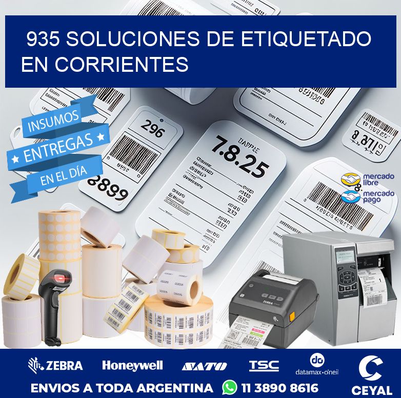 935 SOLUCIONES DE ETIQUETADO EN CORRIENTES