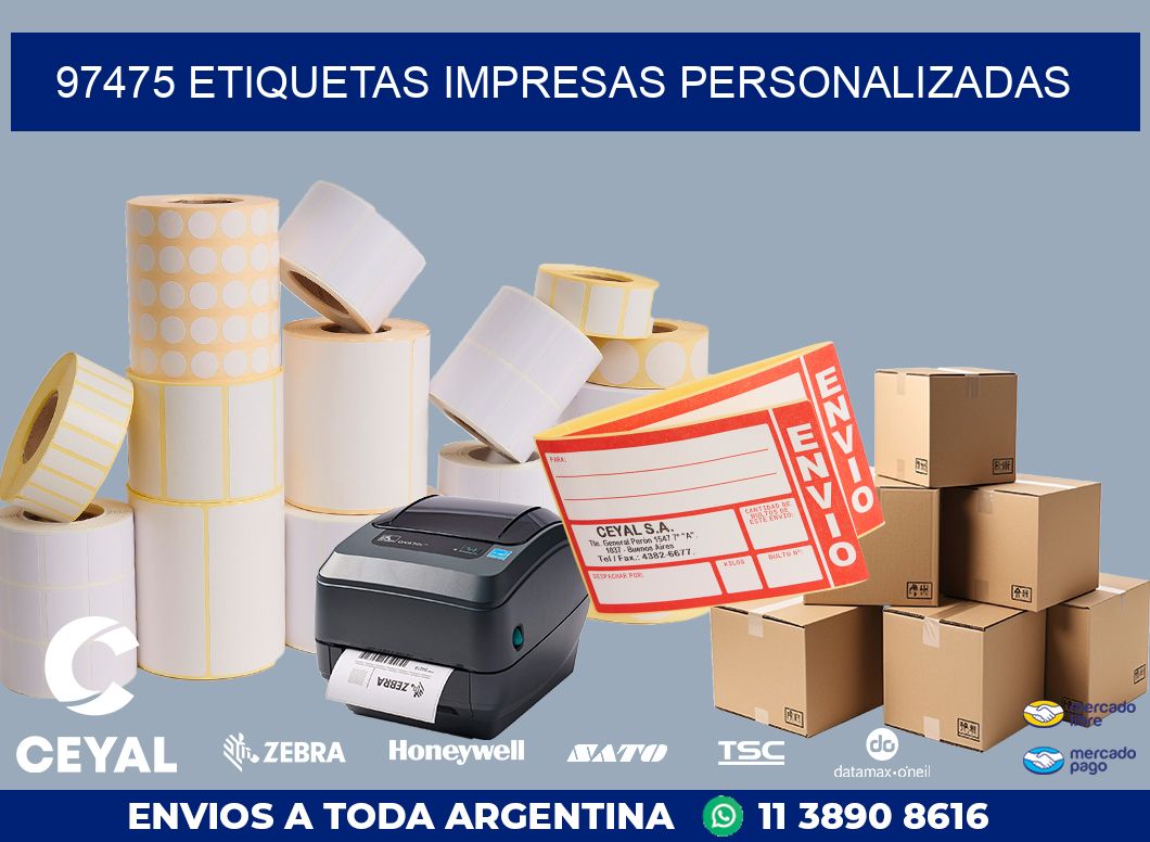 97475 ETIQUETAS IMPRESAS PERSONALIZADAS