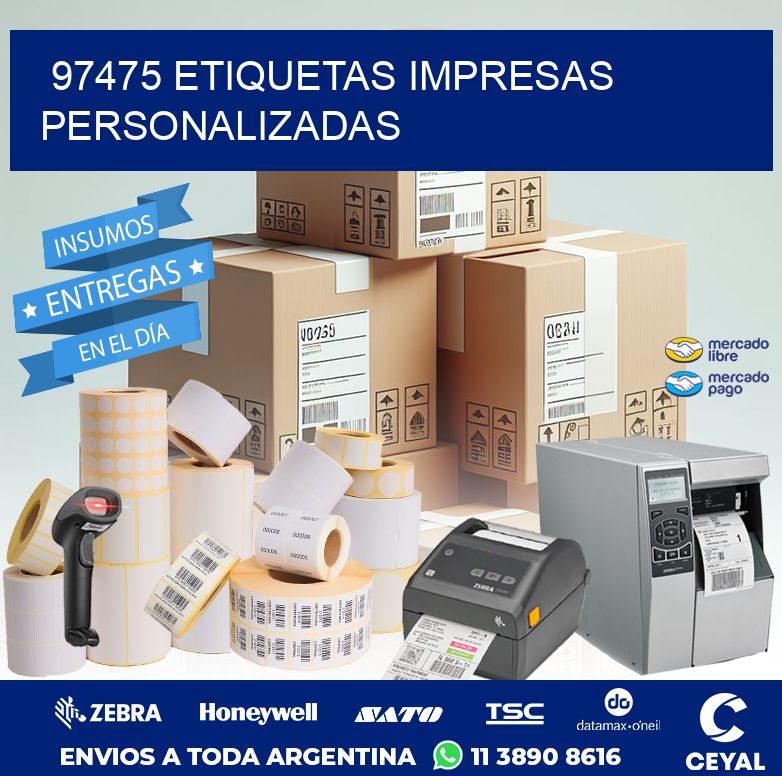 97475 ETIQUETAS IMPRESAS PERSONALIZADAS