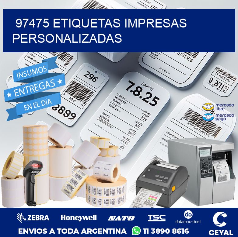 97475 ETIQUETAS IMPRESAS PERSONALIZADAS