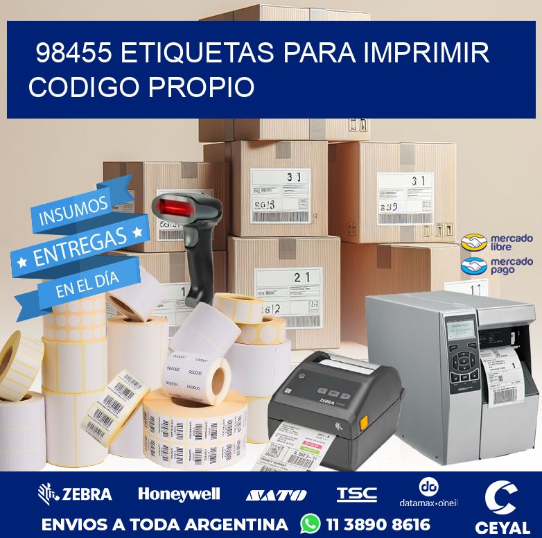98455 ETIQUETAS PARA IMPRIMIR CODIGO PROPIO