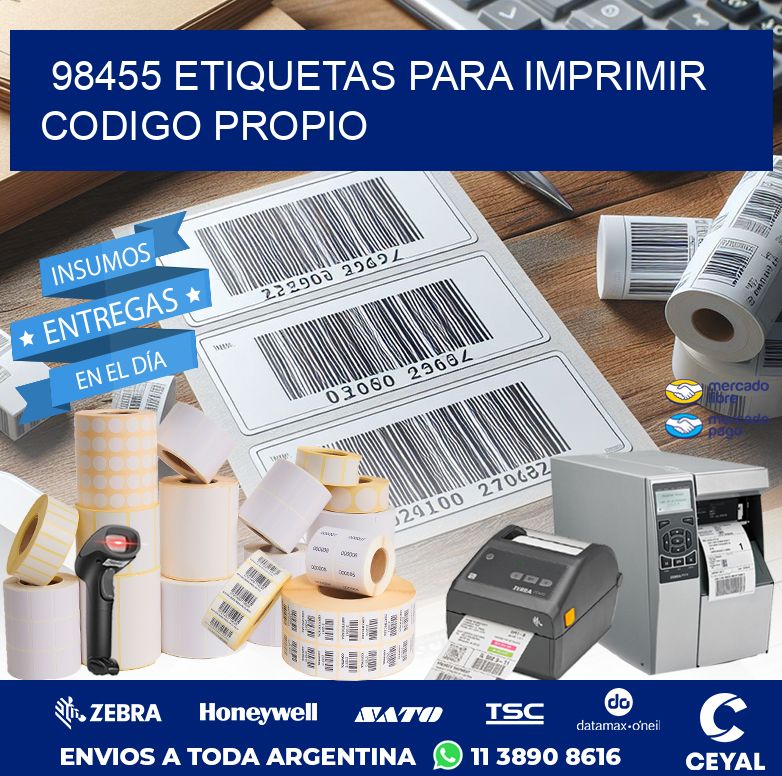 98455 ETIQUETAS PARA IMPRIMIR CODIGO PROPIO