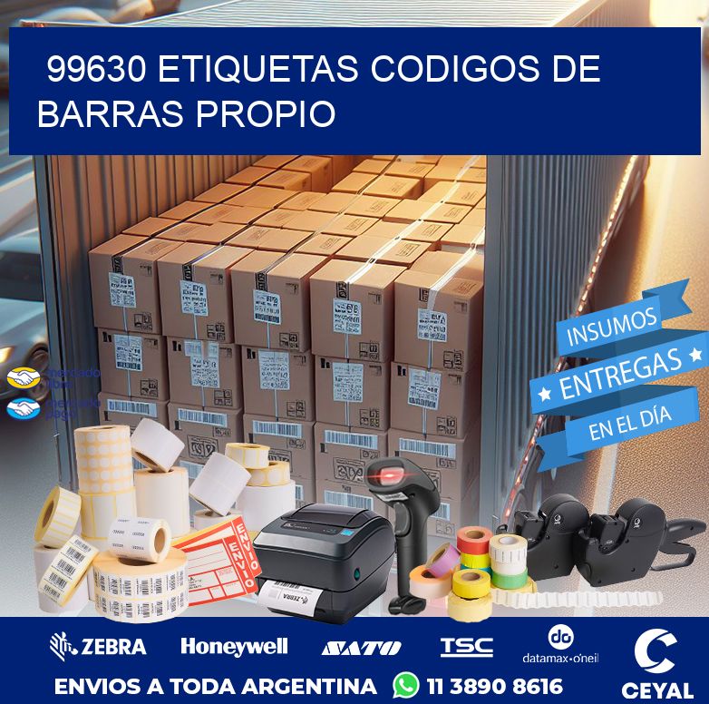 99630 ETIQUETAS CODIGOS DE BARRAS PROPIO