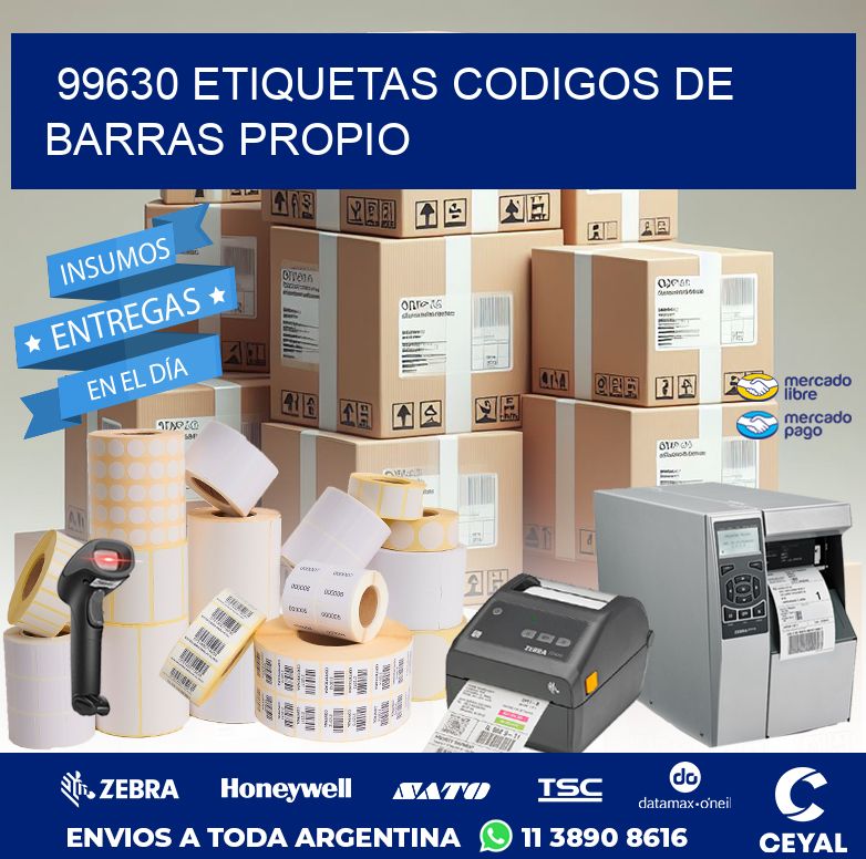 99630 ETIQUETAS CODIGOS DE BARRAS PROPIO