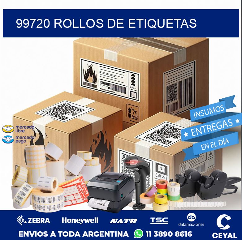 99720 ROLLOS DE ETIQUETAS