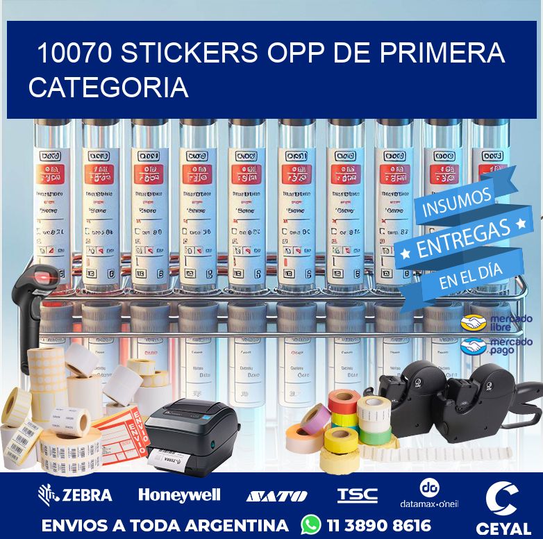 10070 STICKERS OPP DE PRIMERA CATEGORIA