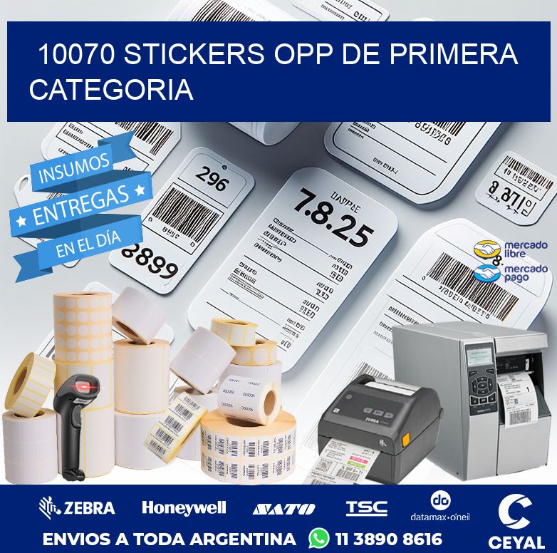 10070 STICKERS OPP DE PRIMERA CATEGORIA