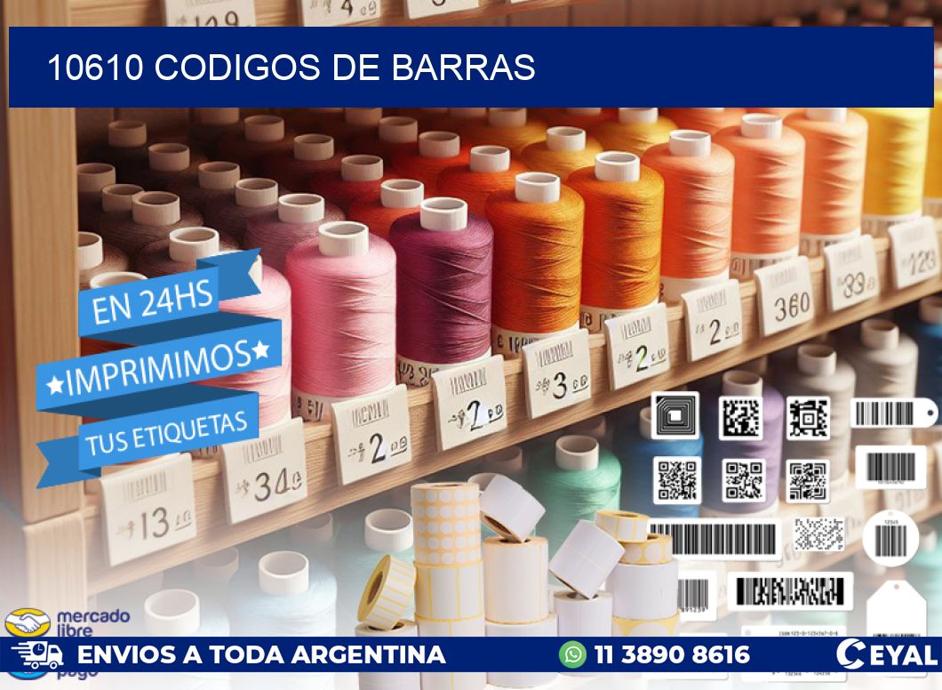 10610 codigos de barras