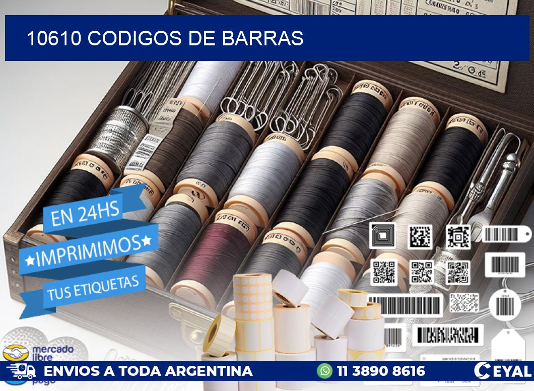 10610 codigos de barras
