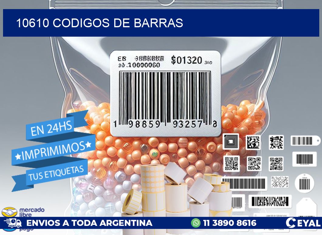 10610 codigos de barras