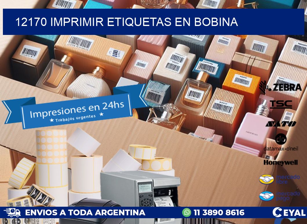 12170 imprimir etiquetas en bobina