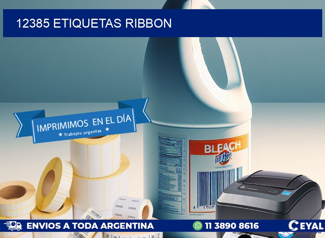 12385 ETIQUETAS RIBBON