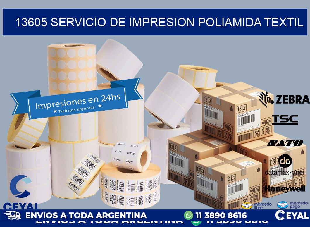 13605 SERVICIO DE IMPRESION POLIAMIDA TEXTIL
