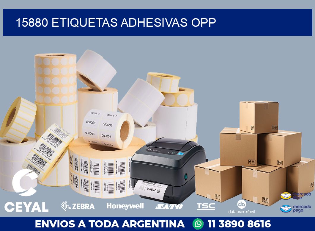 15880 ETIQUETAS ADHESIVAS OPP
