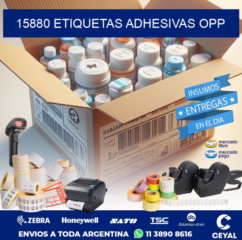 15880 ETIQUETAS ADHESIVAS OPP