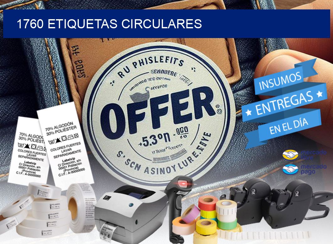1760 ETIQUETAS CIRCULARES