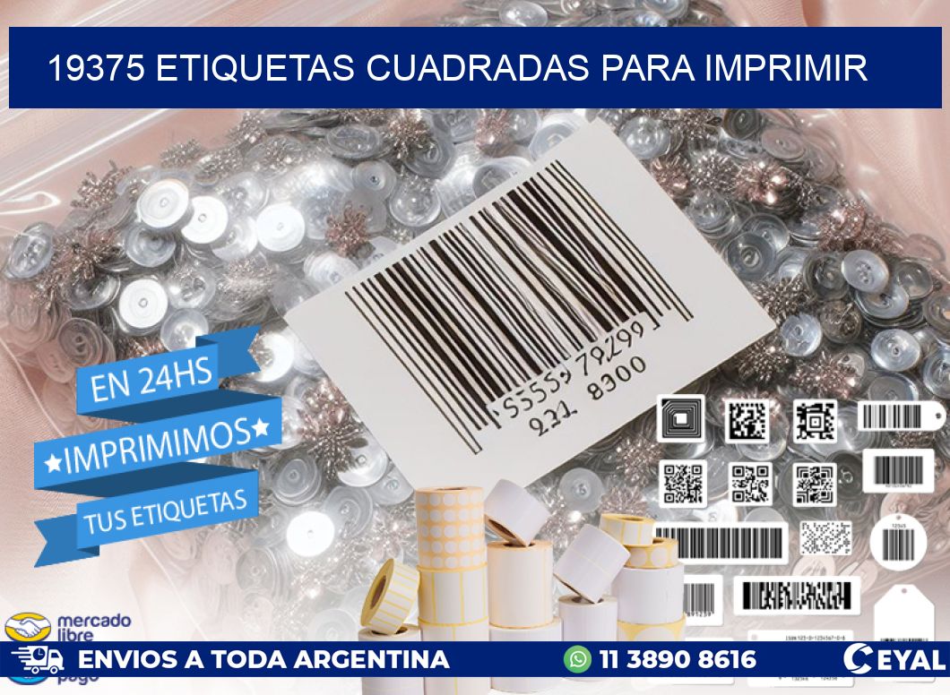 19375 etiquetas cuadradas para imprimir