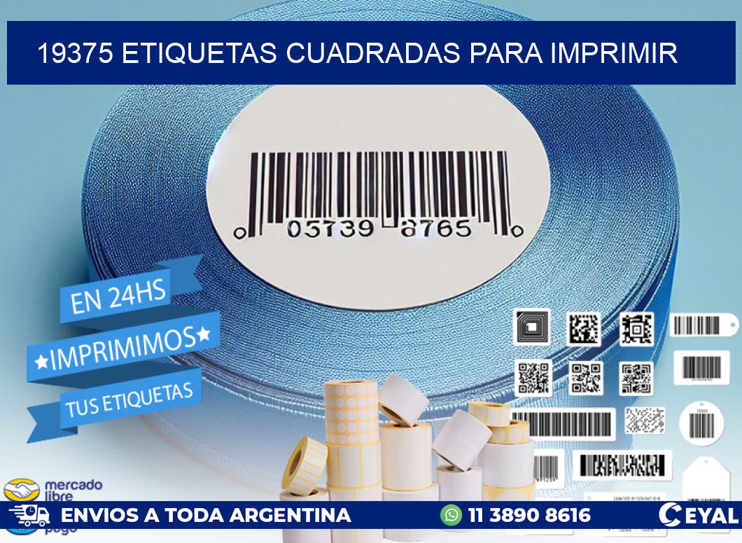 19375 etiquetas cuadradas para imprimir